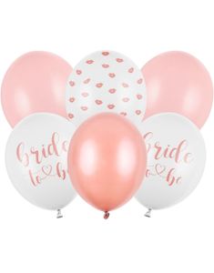 6 stk 30 cm Ballonger - Bride to Be Ballongbukett