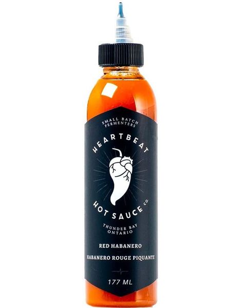 Heartbeat Hotsauce Red Habanero - Sterk Smakfull Habanerosaus 177 ml