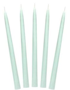 10 stk Lys Mint Kronelys 24 cm