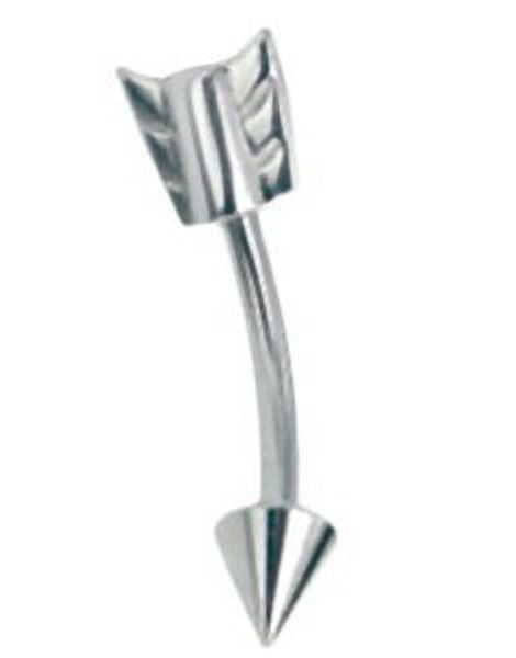 Pil - 1.2 x 8 mm Øyenbrynspiercing