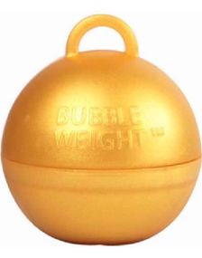 Bubble Weight - Gullfarget Ballongvekt med Festering