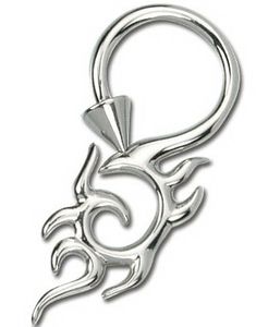 Evil Tribal BCR Piercing - 1.6 x 12 mm