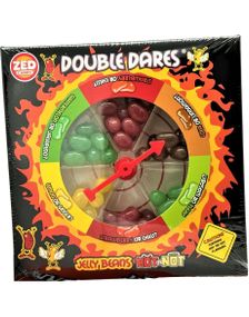 Zed Candy Double Dares Jelly Beans Game - Gelebønne Utfordring med Hot or Not Smaker 100 gram