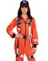 Orange Astronaut Damekostyme - L