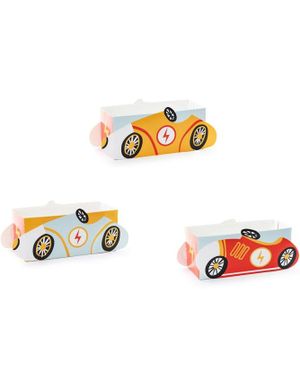 DIY Car Racing Party - 3 Stk Bokser til Snacks
