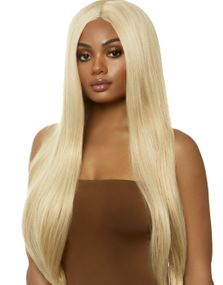 Blond Ekstra Lang Parykk
