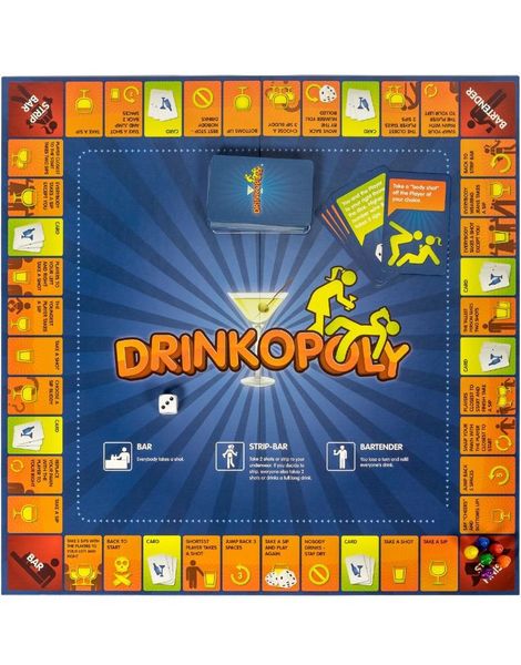 Drinkopoly - Brettspill for Voksne