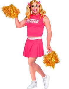 Beer Leader - Drag Cheerleaderkostyme til Herre