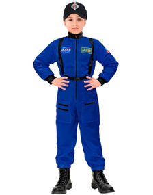 Blått Astronaut Kostyme til Barn