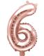 Tallet 6 - Rose Gullfarget JUMBO Folieballong 86 cm