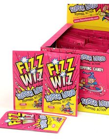 50 stk Fizz Wiz Popping Candy med Kirsebær Smak 245 gram