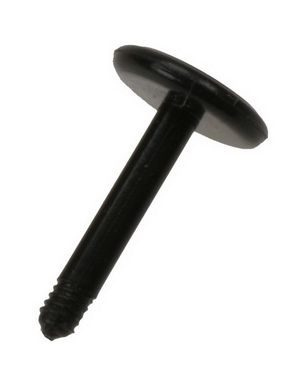 Labrett Bioplast Stang Svart til 1,2 mm Kule