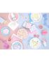 6 stk 23 cm Boy or Girl Papptallerkener 