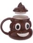 Brun Poop Emoji Kopp med Lokk