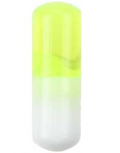 Pille Gul - 5x14 mm Akrylkule til 1,6 mm stang