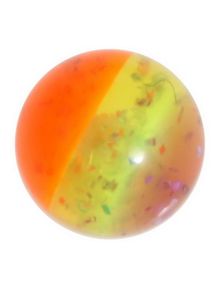 Orange og Rosa 6 mm Akrylkule til 1,6 mm stang