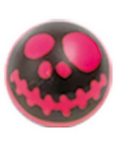 Jack Skellington Head - Svart og Rosa Akrylkule