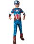 Lisensiert Captain America Kostyme til Barn - 9-10 År 