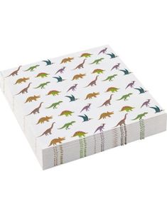 16 stk 25x25 cm Servietter - Happy Dinosaur