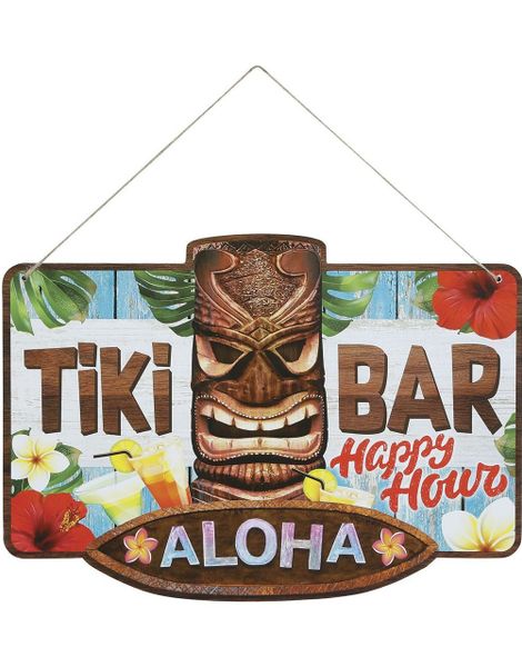 Hengende Aloha Treskilt 25x35 cm
