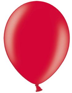 100 stk 30 cm MEGAPACK - Røde Metallic Ballonger