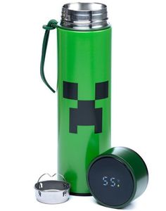 Lisensiert Minecraft Creeper Termos med Digitalt Termometer 450 ml