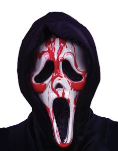 Lisensiert Skrik Maske med Blodpumpe