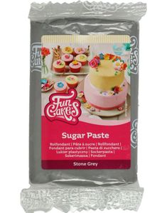 Funcakes Fondant - Stone Grey / Steingrå 250 gram