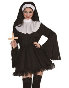 Flørtende Nonne - Nonnekostyme
