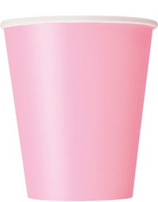 14 stk Lys Rosa Pappkrus 270 ml