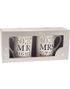 Mr. and Mrs. Right - 2 stk 60 års Jubileumskrus med Tekst