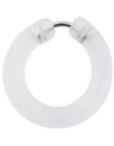 Silikon Clear Circle - Fake Piercing