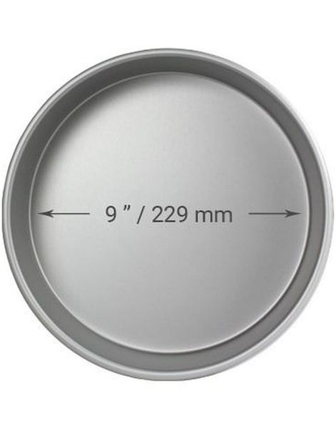 PME Rund Kakeform i Aluminium Ø23 x 7,5 cm