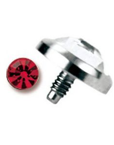 Single Red Diamond - Titan Dermal Anchor Kule
