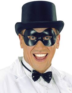 Svart Fidelio Øyemaske
