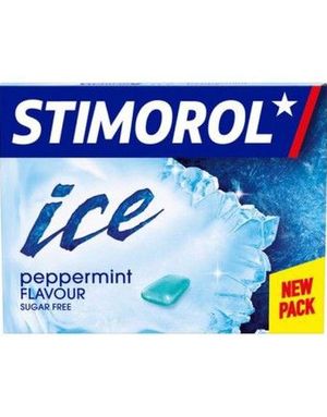 Stimorol Ice Peppermint - Tyggegummi med Spearmintsmak og Fyll 16,8 g