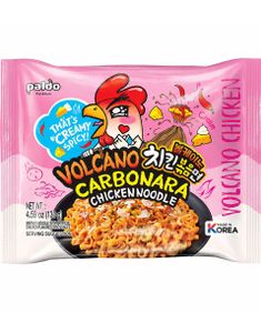 Paldo Volcano Carbonara Chicken Noodles 130 gram (Korea)