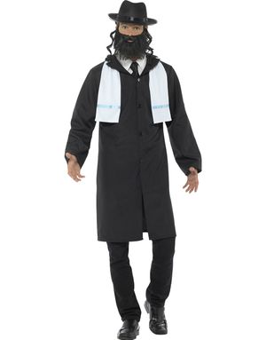 Rabbiner Herrekostyme med Hatt