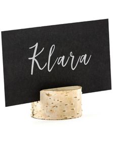 10 stk Bordkortholdere i Treverk
