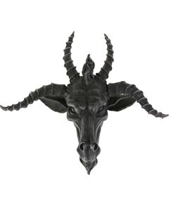 The Goat of Mendes - Kranie-Figur med Veggfeste 23 cm