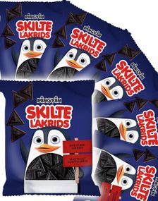 1778025600_130 stk Pingvin Skilte Lakrids - Godteriskilt med Sterk Salt Lakrissmak - Hel Eske 3,3 kg