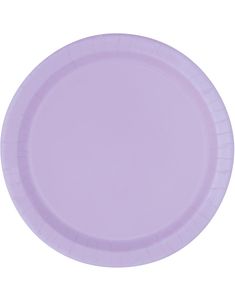 20 stk Lavendel Små Papptallerkener17 cm