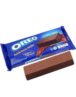 Oreo Dutch Double Cocoa Wafer - Sjokoladekjeks med Sjokoladefyll 117 gram