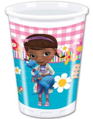 8 stk Plastkrus 200 ml - Doc McStuffins