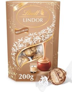 Lindt Lindor Irish Cream - Trøffelsjokolade med Irish Cream Fyll 200 gram