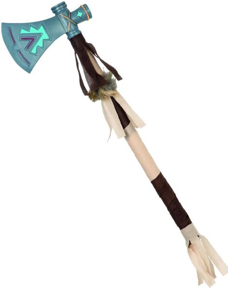 Brun Tomahawk Indianerøks 45 cm