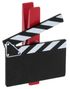 6 stk Treklyper Hollywood Filmklapper Tavle 5x5 cm
