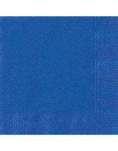 20 stk Royal Blå Servietter 33x33 cm
