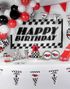 Flaggbanner 6 Meter - Racingbil