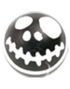 Jack Skellington Head - Svart og Hvit Akrylkule